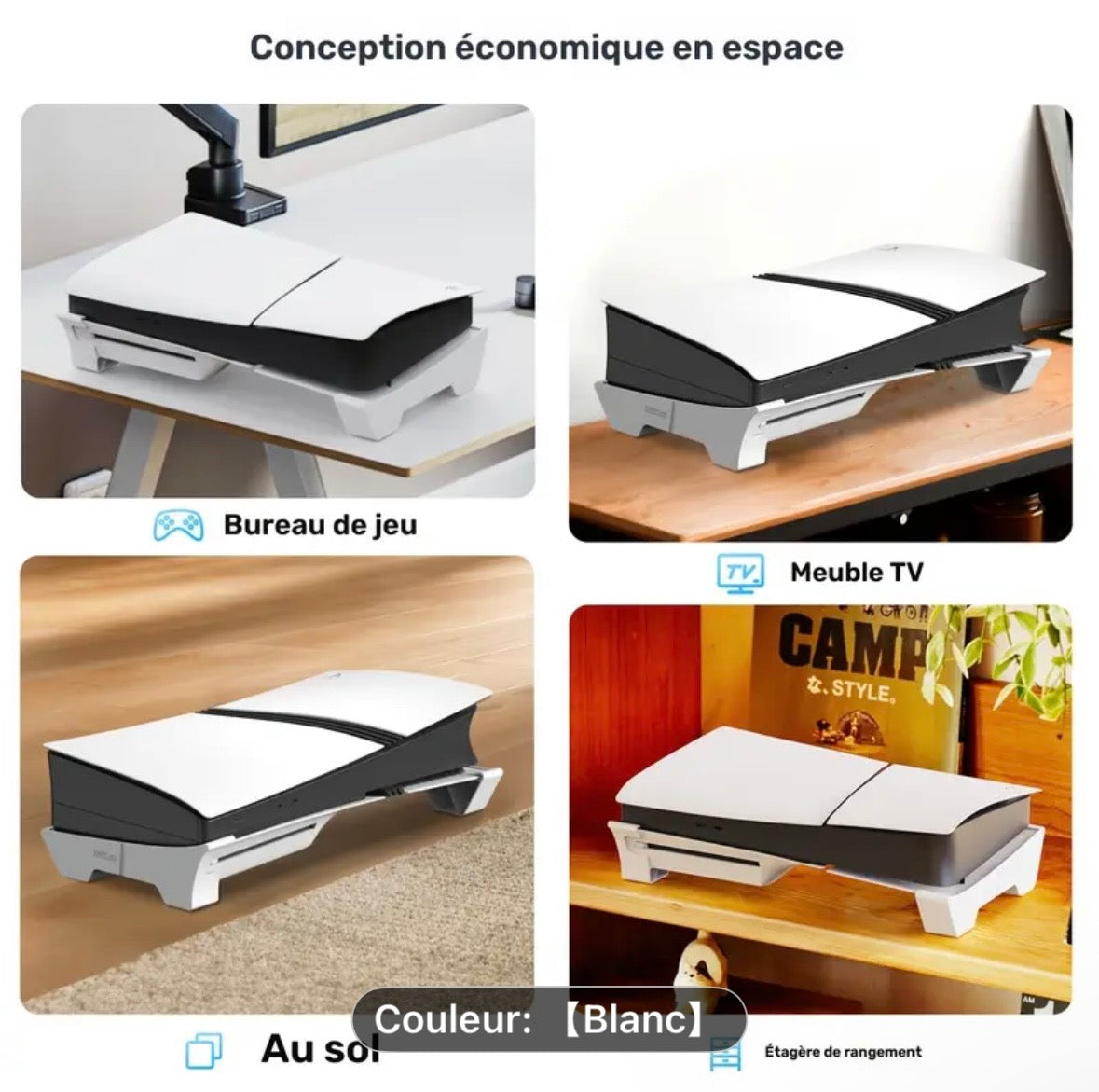 Support de playstation5 horizontal