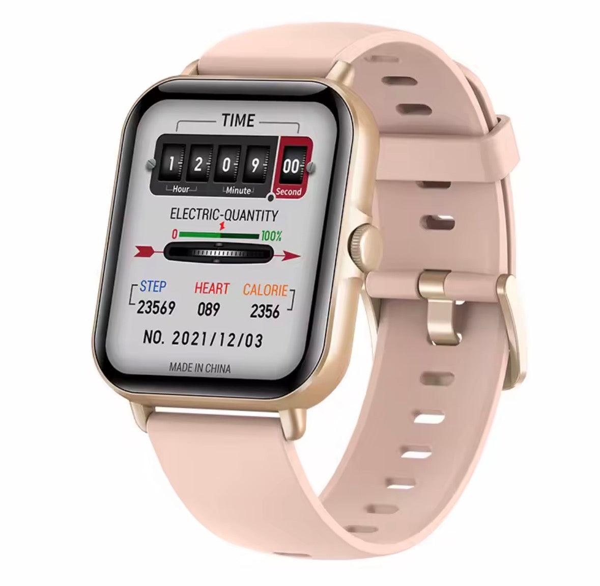 Montre Connectée Femme Homme, 1.96" Intelligente pour Android iOS